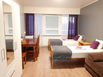 Фото номера Семейный номер с общей ванной комнатой Хостелы Center Hostel Kaatrahovi г. Лиекса 3